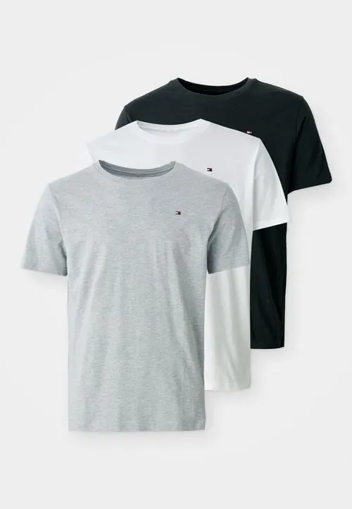 SIGNATURE CTN ESS 3PACK SS TEE - Undertrøye - white/black/grey heather