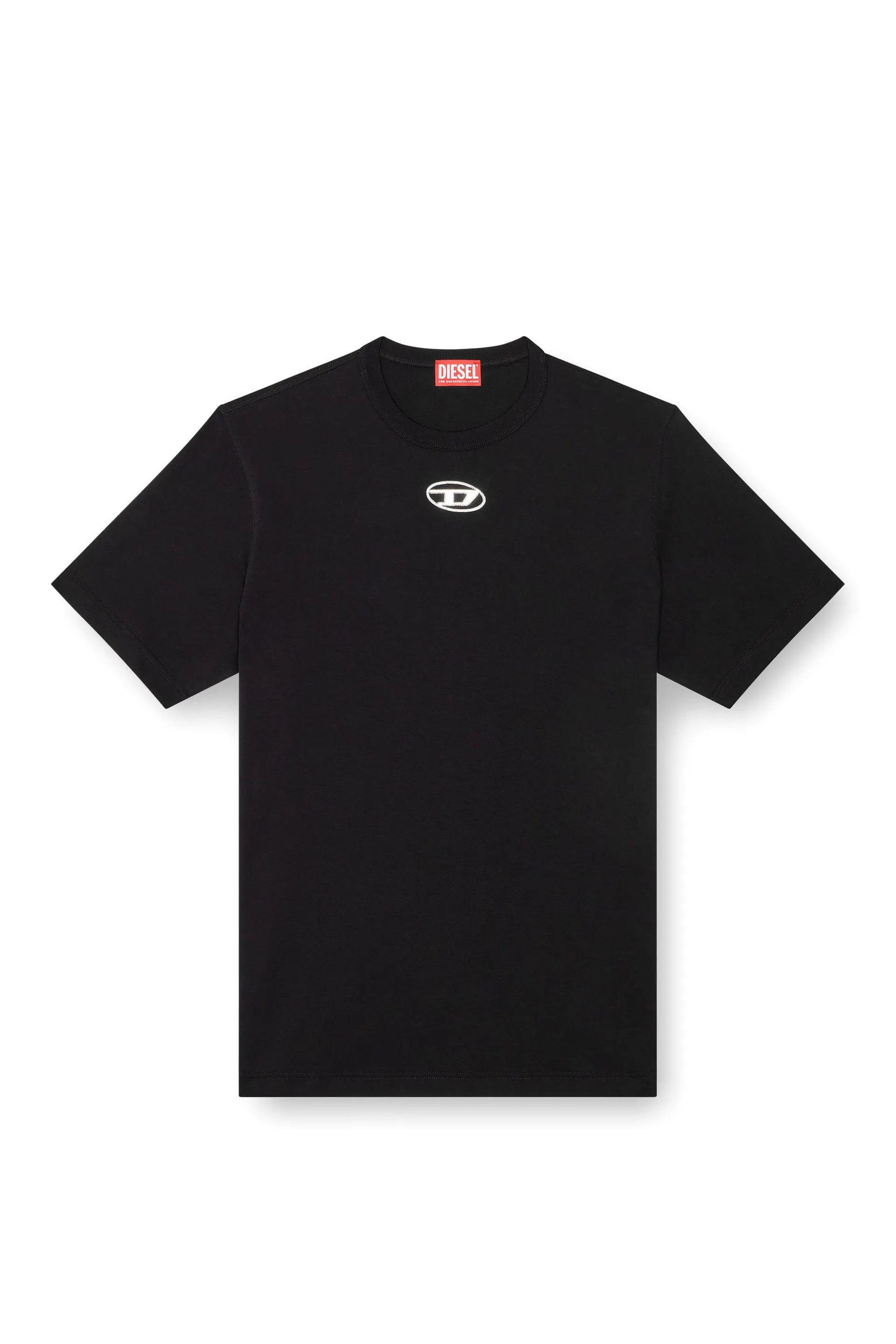 T-shirt with metallic Oval D