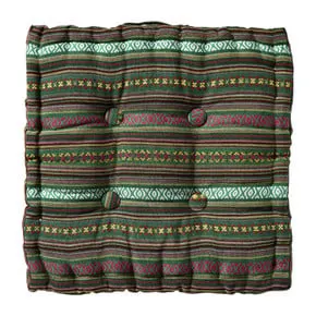 Matraskussen mexican - groen - 40x40 cm