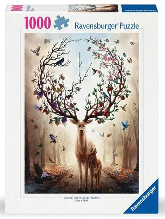 PUZZLE 1000 PIECES - CERF FANTASTIQUE