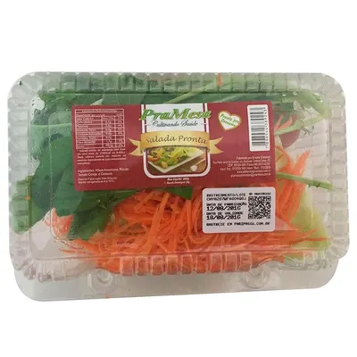 salada pramesa pronta bandeja 200g