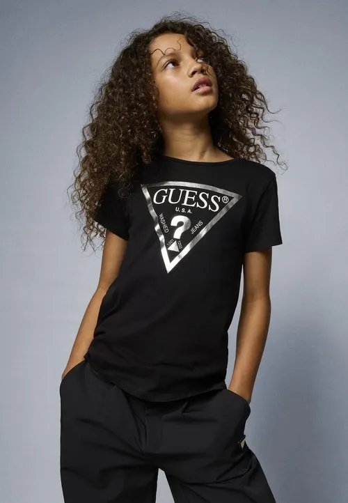 CORE JUNIOR - T-shirts med print - black