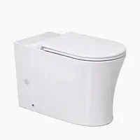Inodoro largo Urban blanco con asiento
