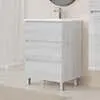 Mueble de baño con lavabo Espacio blanco 70x46 cm