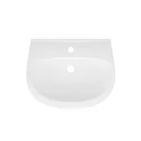 Combo Manantial : Sanitario Manantial Redondo Blanco De 2 Piezas + Lavamanos Manantial Sin Pedestal + Grifería Nogal 4 Pulgadas + Kit Accesorios Nogal Cromados 4 Piezas Corona