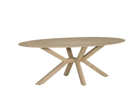 Tafel Citadel 220x110cm - eik massief - naturel