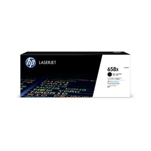 HP Color laserjet 658X Black laserjet Toner Cartridge 33K