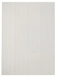 Panel med topplist 86,2x118x0,9 cm Hvit MDF