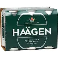 haagen beer lager Can 6x440mL