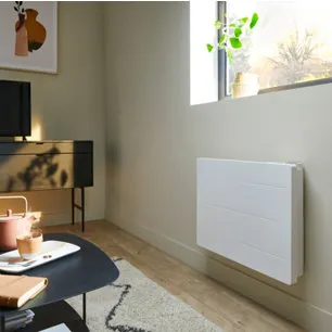 Radiateur double cœur de chauffe VESTFOLD 1500W - H. 45 x L.79 cm Ép.12,5 cm