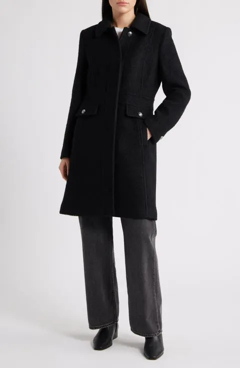 Sam Edelman Bouclé Longline Coat