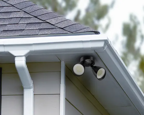 Patriot Lighting® Black LED Dusk-to-Dawn Outdoor Security Light