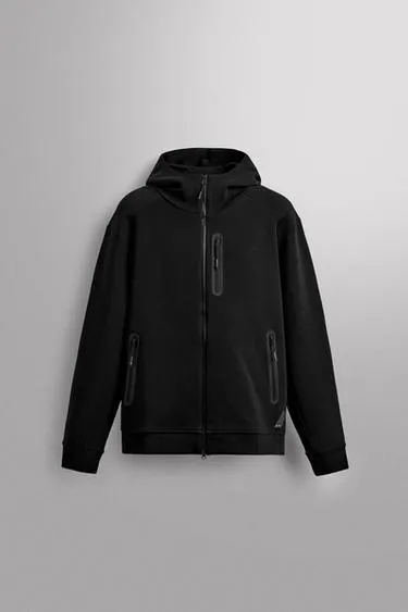 TECHNICAL HOODIE WITH ZIP