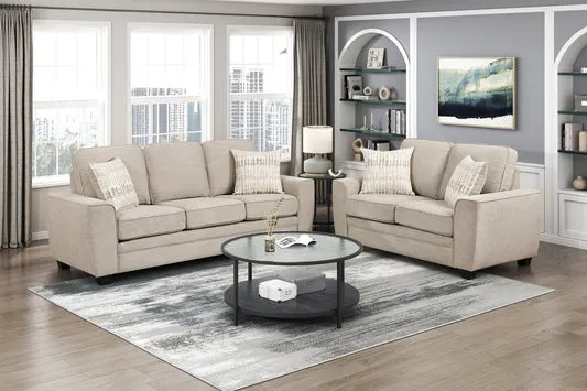 Zander Sofa & Loveseat Set by Homelegance