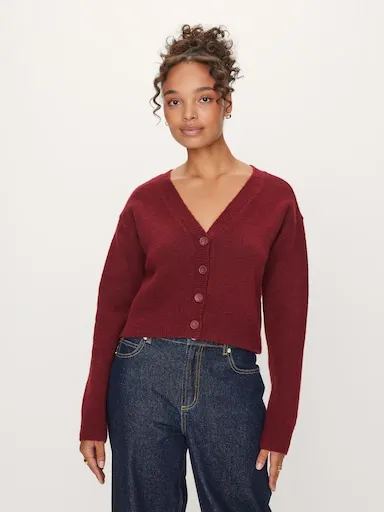 Isabella Crop Long Sleeve Cardi