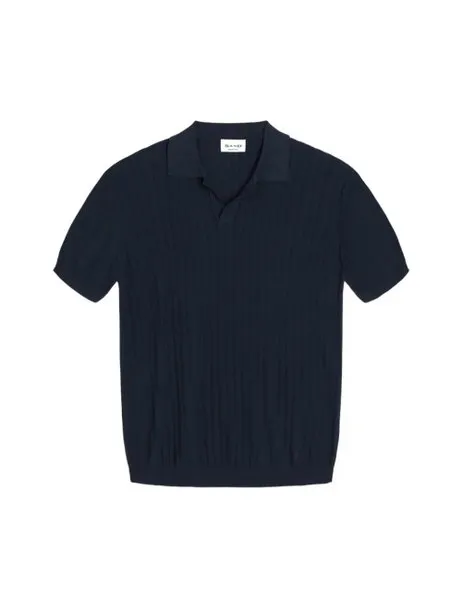 5635 Short Sleeve Polo Shirt Dark Navy Blue
