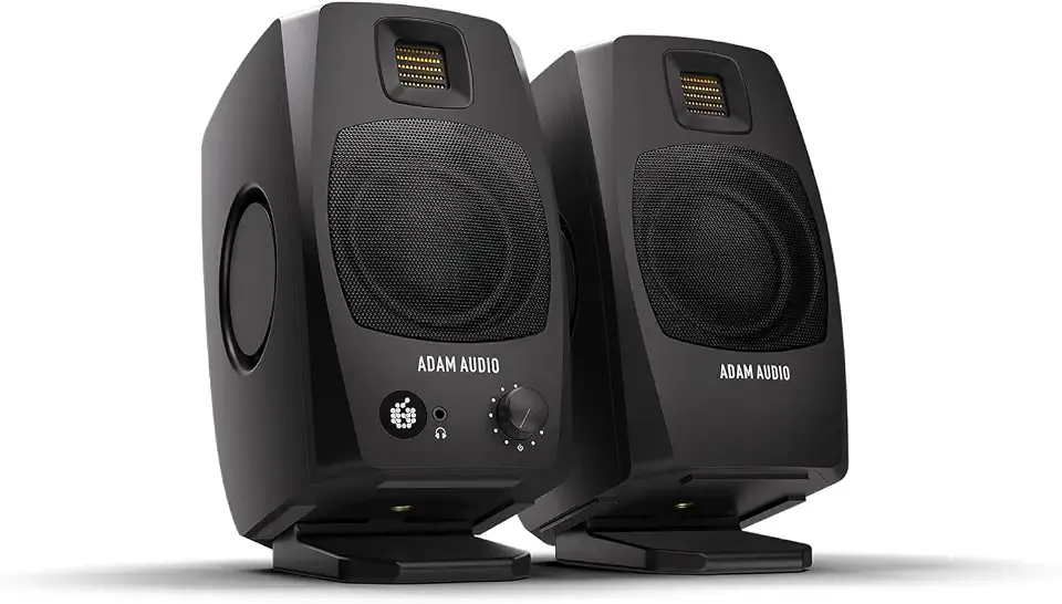 ADAM Audio D3V Active Desktop Monitoring System with USB-C Connection (Pair, Black)