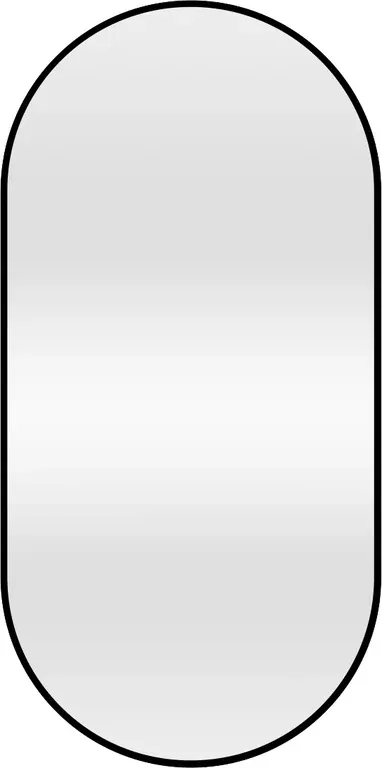 Reflection speil 50x100 cm, svart
