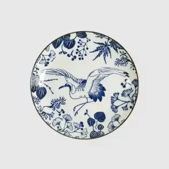 Tokyo Design Flora Japonica Plate 16cm Crane