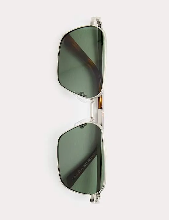 Premium Sonnenbrille aus Metall mit polarisierten Gläsern