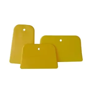 Set di spatole semirigide in plastica per rasatura NESPOLI 6-10-12 cm , 3 pezzi