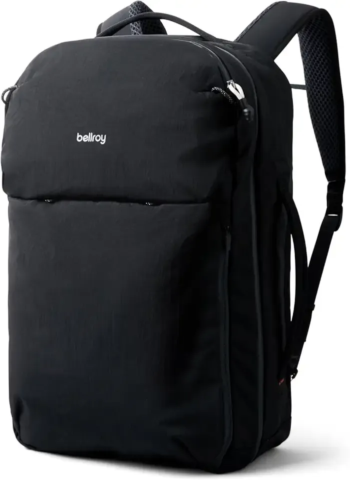 Bellroy Lite Travel Pack 30L (carry-on backpack, travel backpack for international travelers, with laptop pocket, interior packing cells and tuck-away shoulder straps) - Black