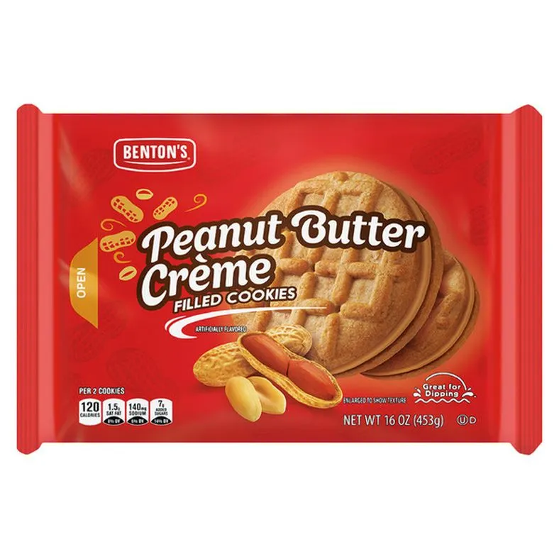 Benton's Peanut Butter Crème Filled Cookies