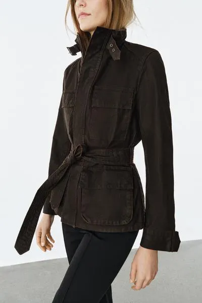 SHORT WATER-REPELLENT TRENCH COAT ZW COLLECTION