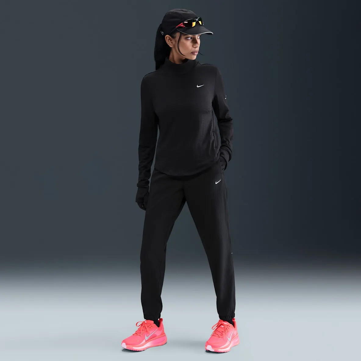 Dri-FIT løpebukse i hel lengde med mellomhøyt liv til dame