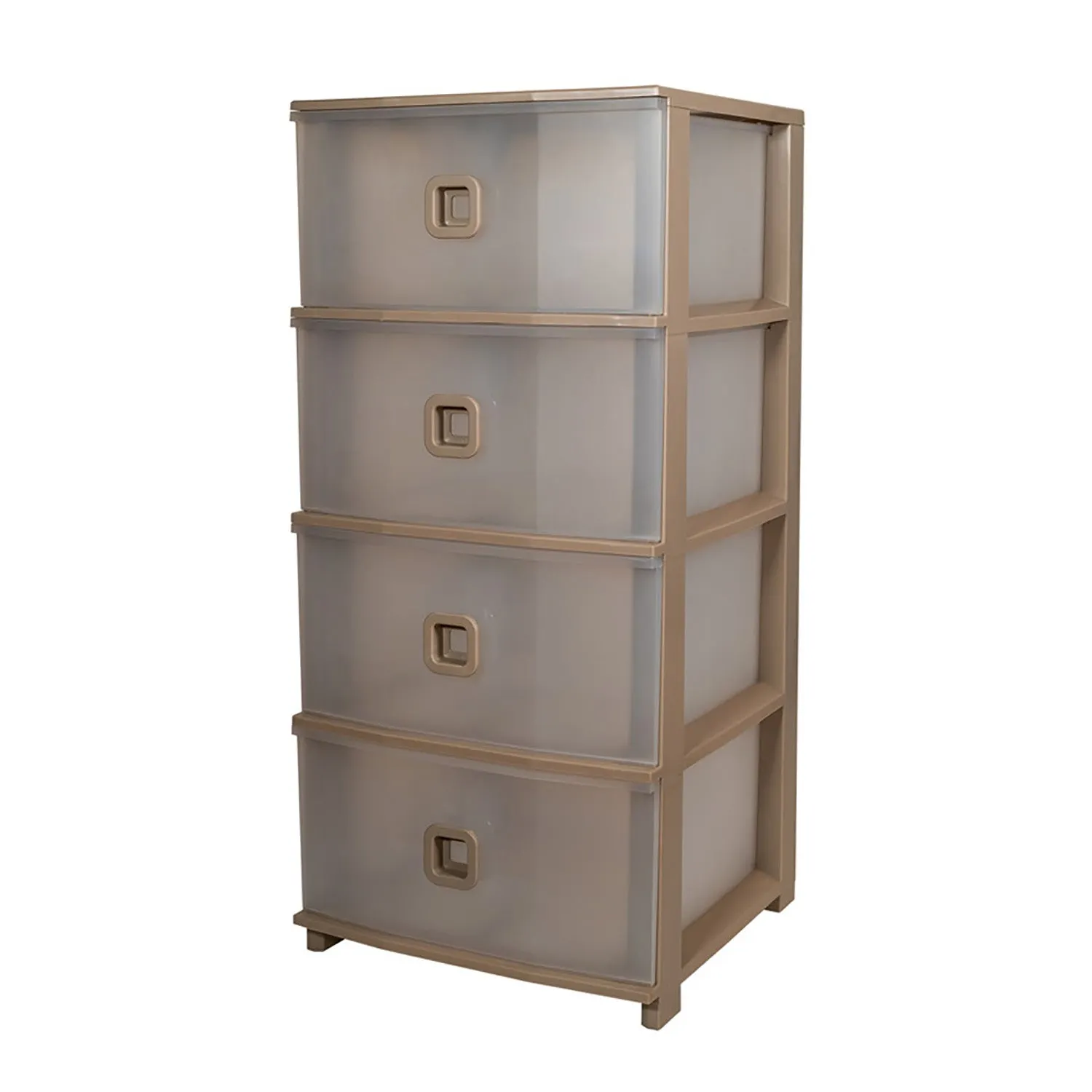 Cassettiera Pratika Plus 4 cassetti Tortora