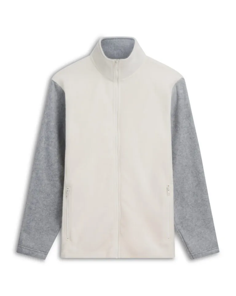 Fleece Jacket Unisex - Offwhite