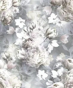 Tapet Classic 10x0,53 m Blomsterprakt Pastell Non-woven