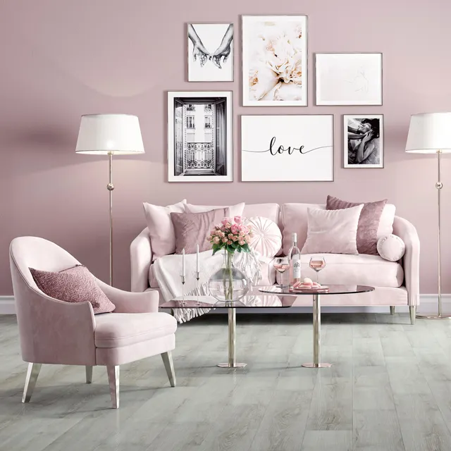 Pavimento SPC effetto legno rovere tortora Sp 4.5 mm passaggio moderato con sottopavimento integrato Nantes 2.208 m²