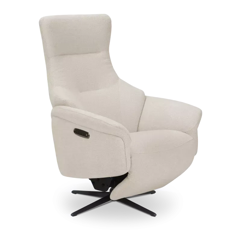 Relaxfauteuil (elektrisch/zwart) Impreza - Sneak Linen