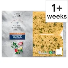 Tesco Finest Garlic & Parsley Ciabatta 255G