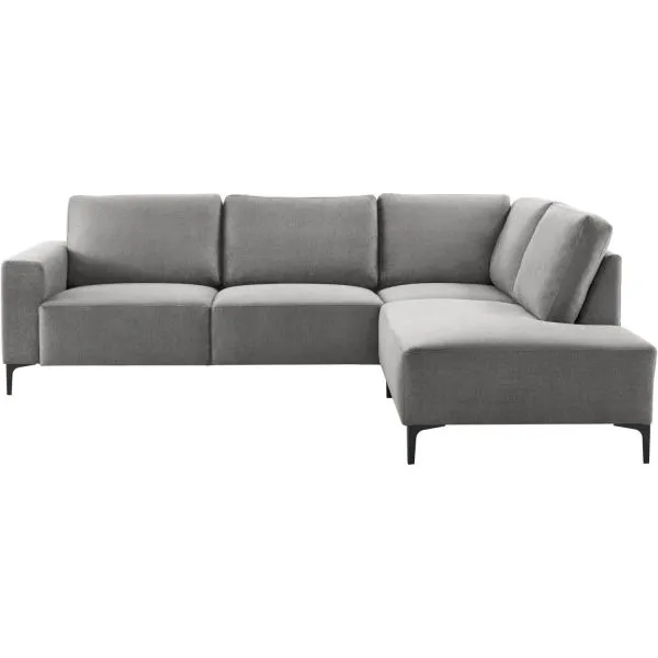 Hoekbank rechts Fabria polyetherschuim grijs