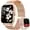 Mingdaln Smart Watch fits for Android and Iphone, IP68 Waterproof, Suitable for Women Men 100+Sports Modes 1.85 inch Fitness Tracker, with Answer/Make Calls/Message Reminder, （Two watch straps）