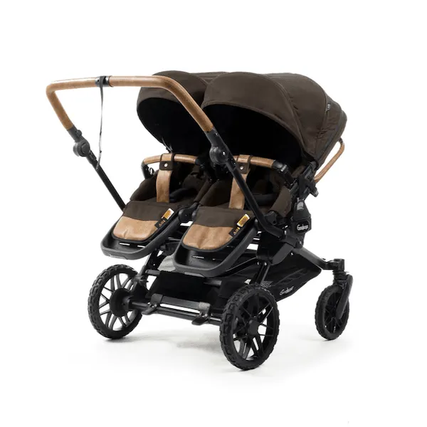 Emmaljunga 2026 | Double Sento 2 x Ergo sittedel+ | Outdoor Brown