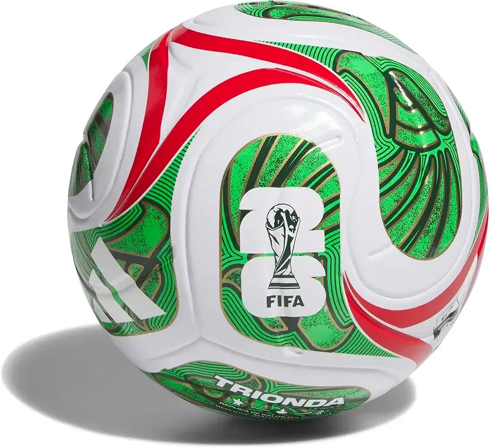 Unisex-Adult World Cup League Mexico, White/Vivid Red/Amazon Green/Flash Lime, 5