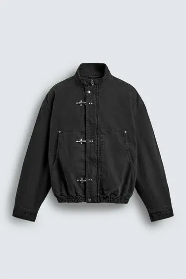 CROPPED FIT FIREMAN CLASP JACKET