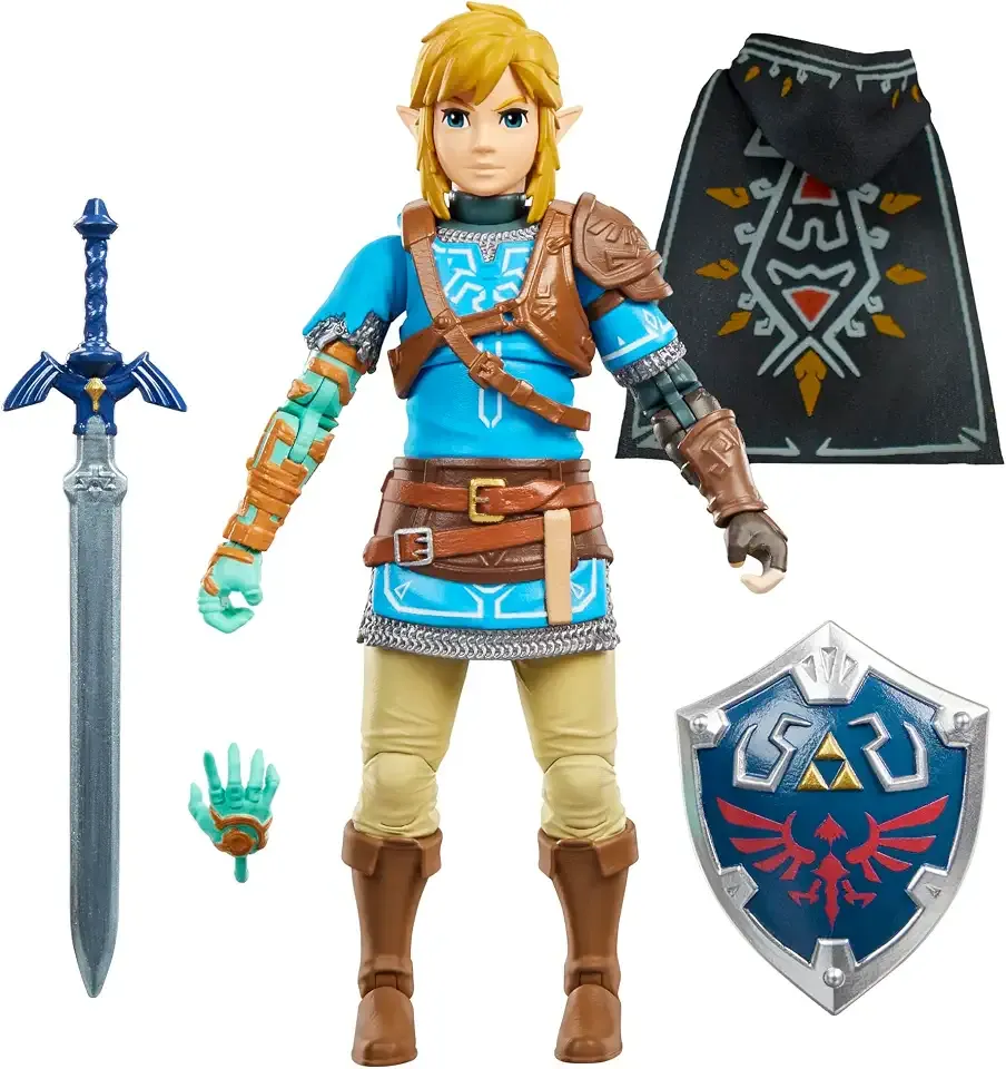 Hasbro The Legend of Zelda Heroes of Hyrule Link | The Legend of Zelda: Tears of the Kingdom Premium Collectible 6 Inch Action Figure