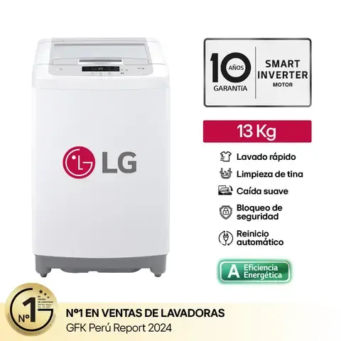 Lavadora WT13WPBK 13 Kg