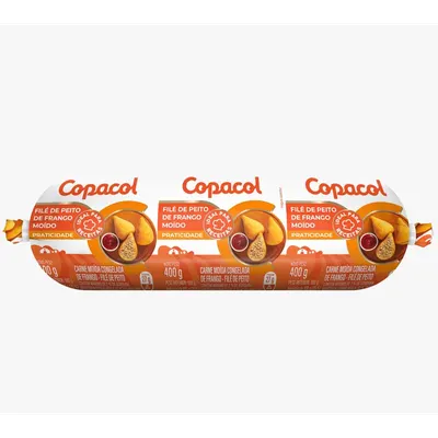 filé de peito moído congelado copacol 400g