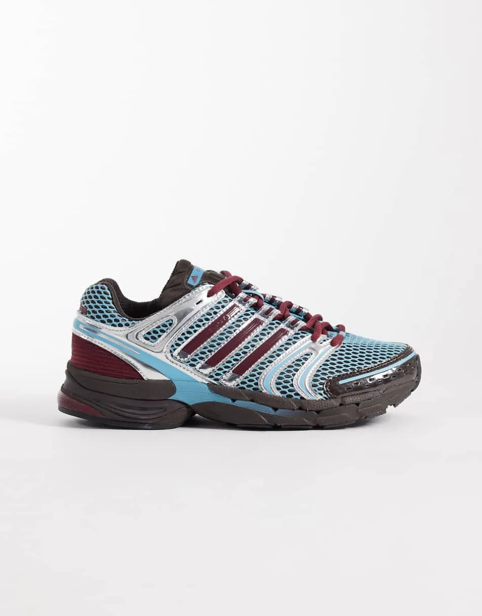 adidas Originals Adistar Control 5 trainers in burgundy and silver