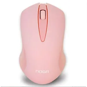 Mouse Inalámbrico Ergonómico Noganet NGM-680RS Rosa