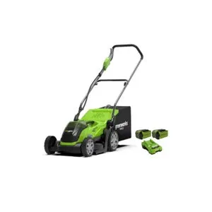 Greenworks Tosaerba G40LM35 con 2 Batterie 40V 2Ah 2501907UC