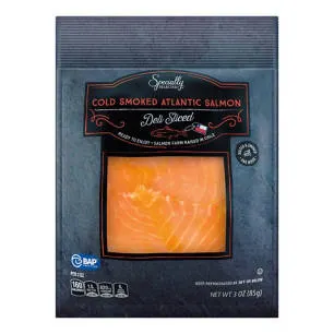 Cold Smoked Atlantic Salmon, 3 oz