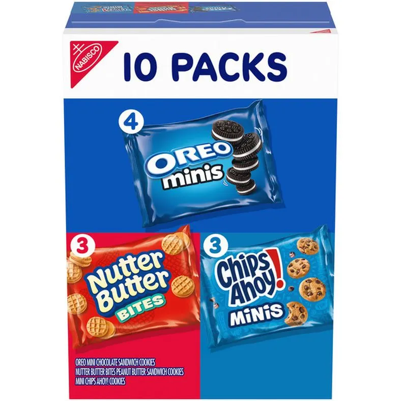 Nabisco Mini Variety Pack Cookies - 10 Packs