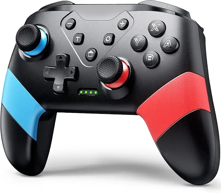 Switch Controllers Compatible with Switch/Lite/OLED, Programming Wireless Pro Controller with Motion Control, Vibration, Wake-up, Turbo, Screenshot