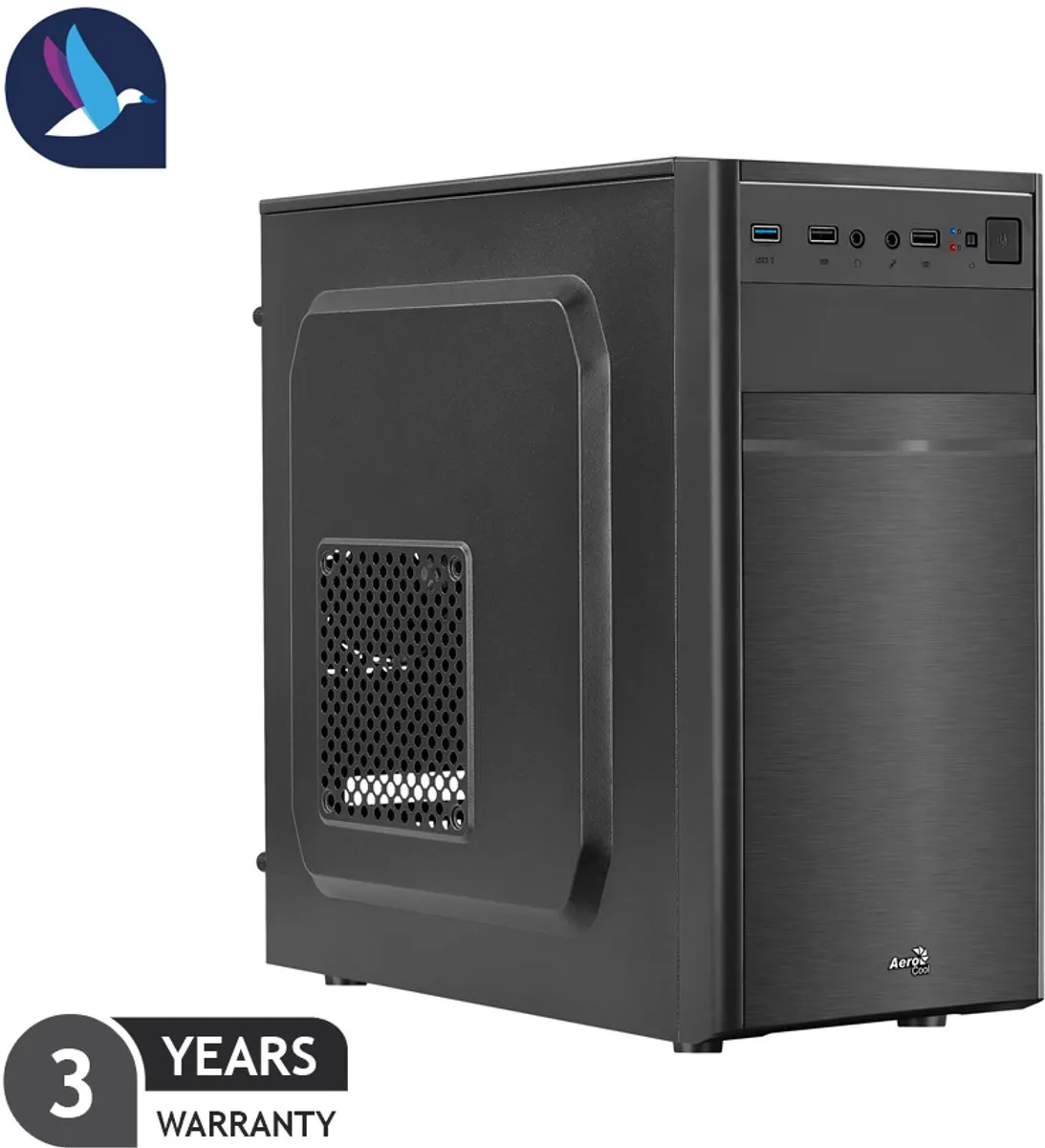 AMD Small Desktop PC - AMD Ryzen 7 5700G - 32 GB RAM - 1 TB SSD - WiFi - BT